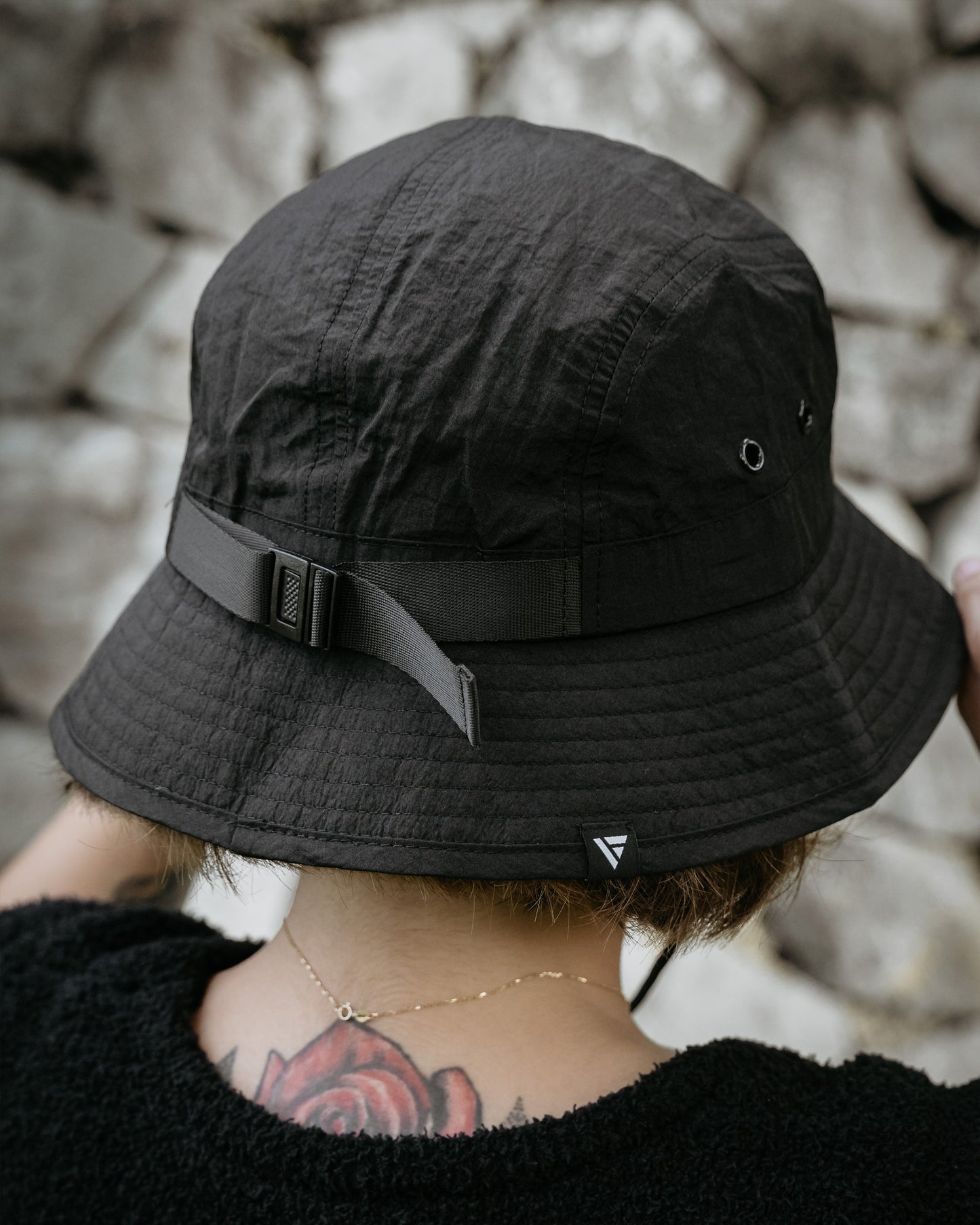 Iconik Bucket Hat Black