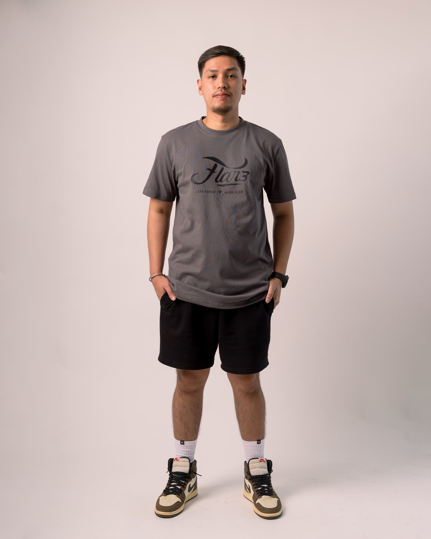 Script Grey T