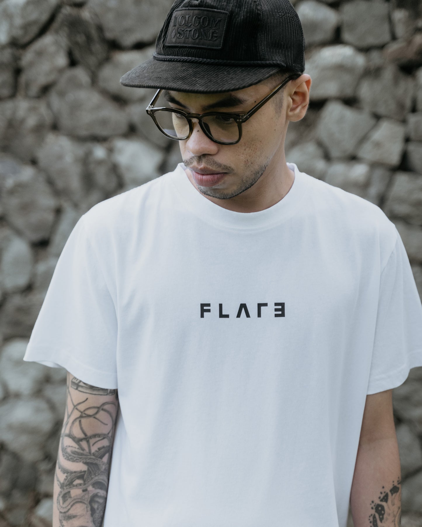 Wordmark White T
