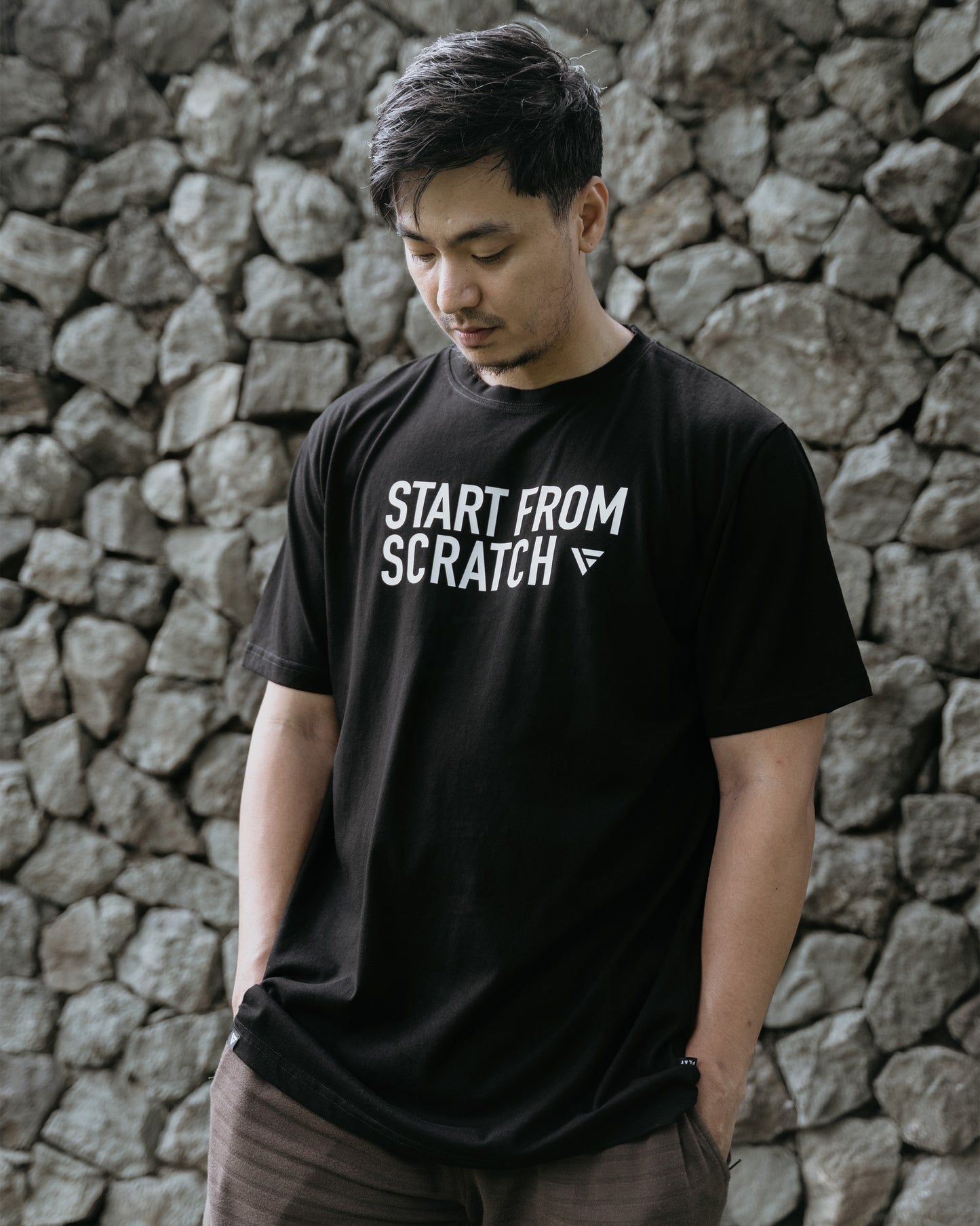 Start From Scratch Black T