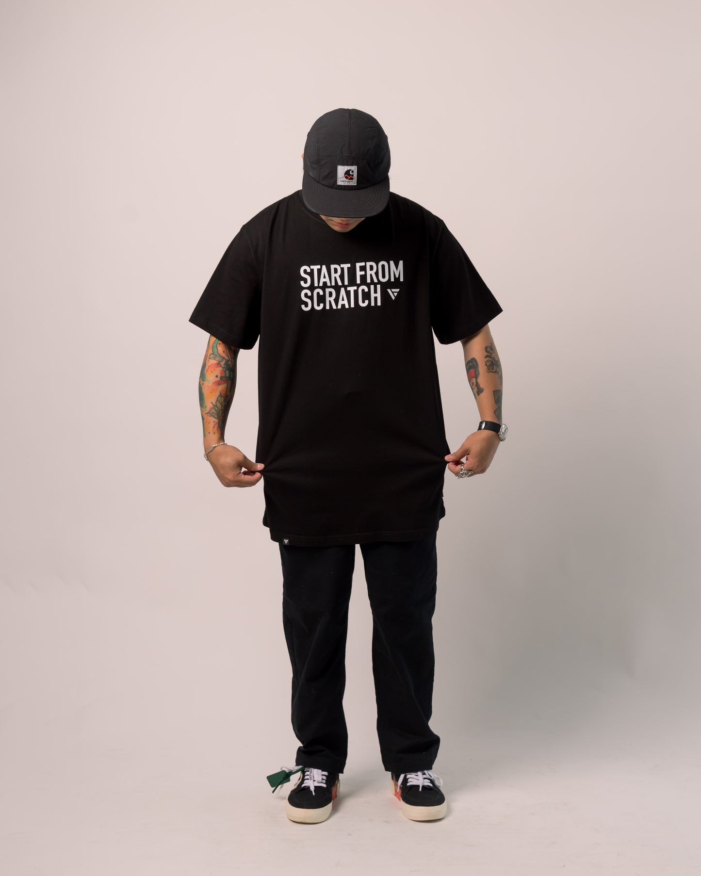 Start From Scratch Black T