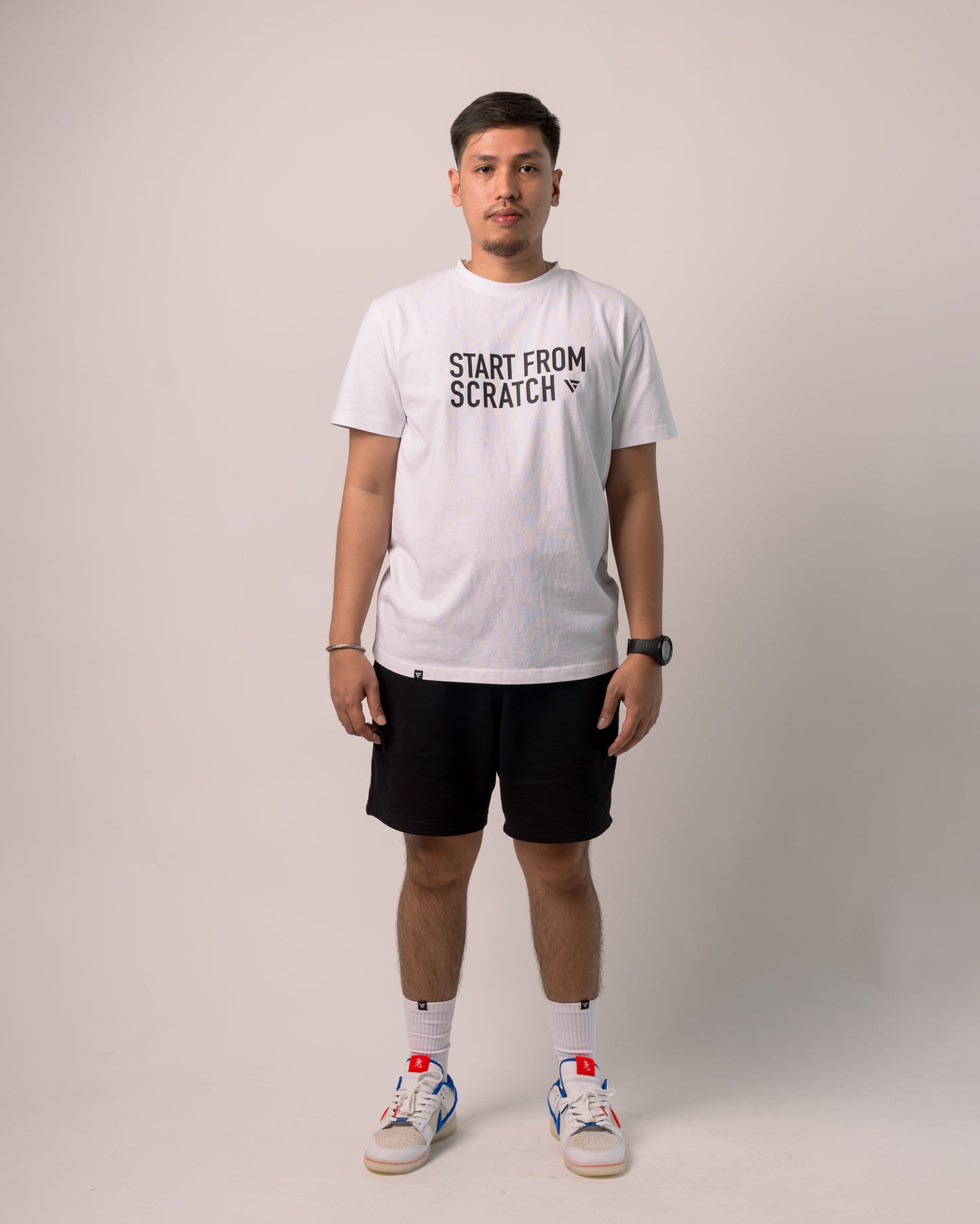 Start From Scratch White T
