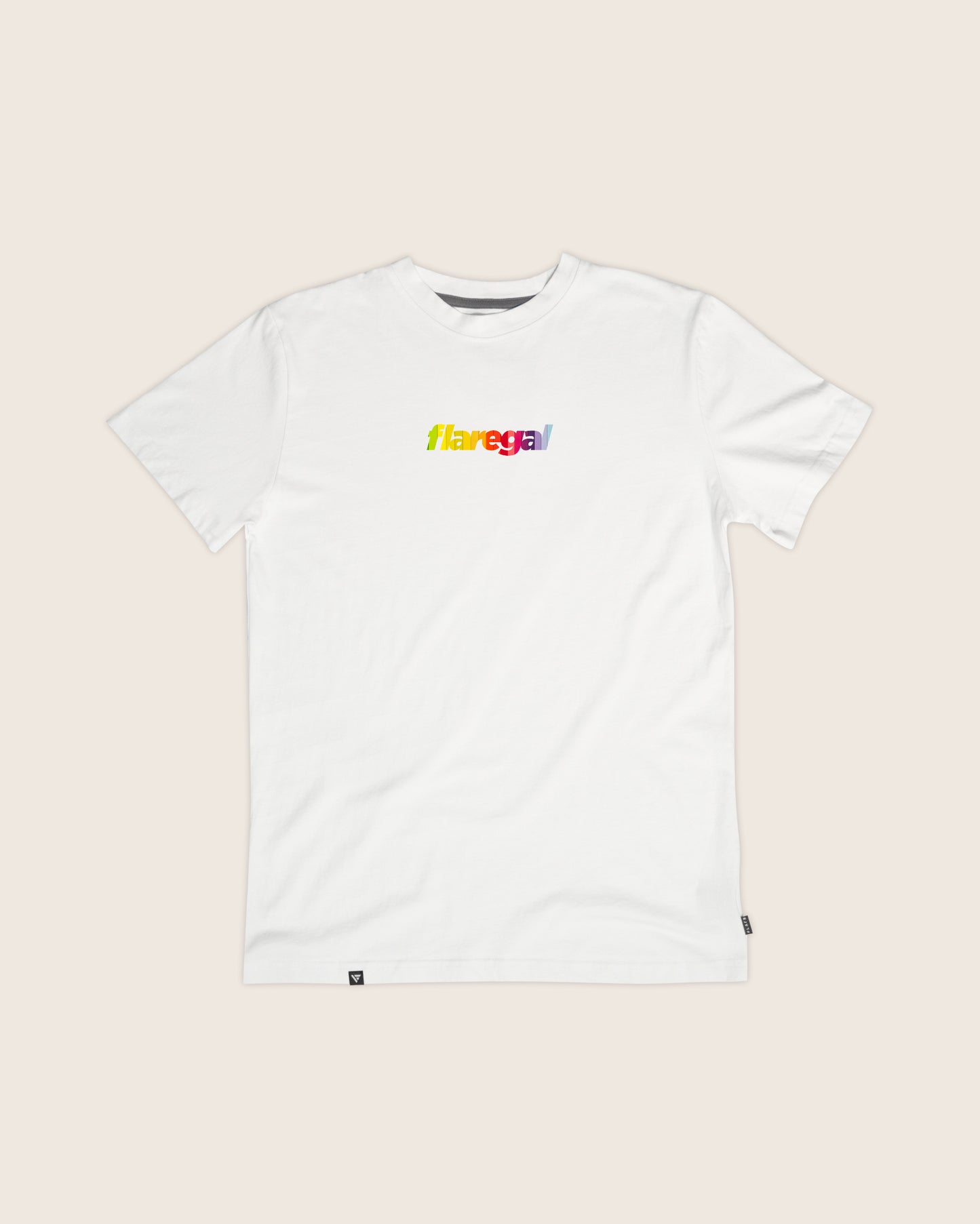 Flaregal White T